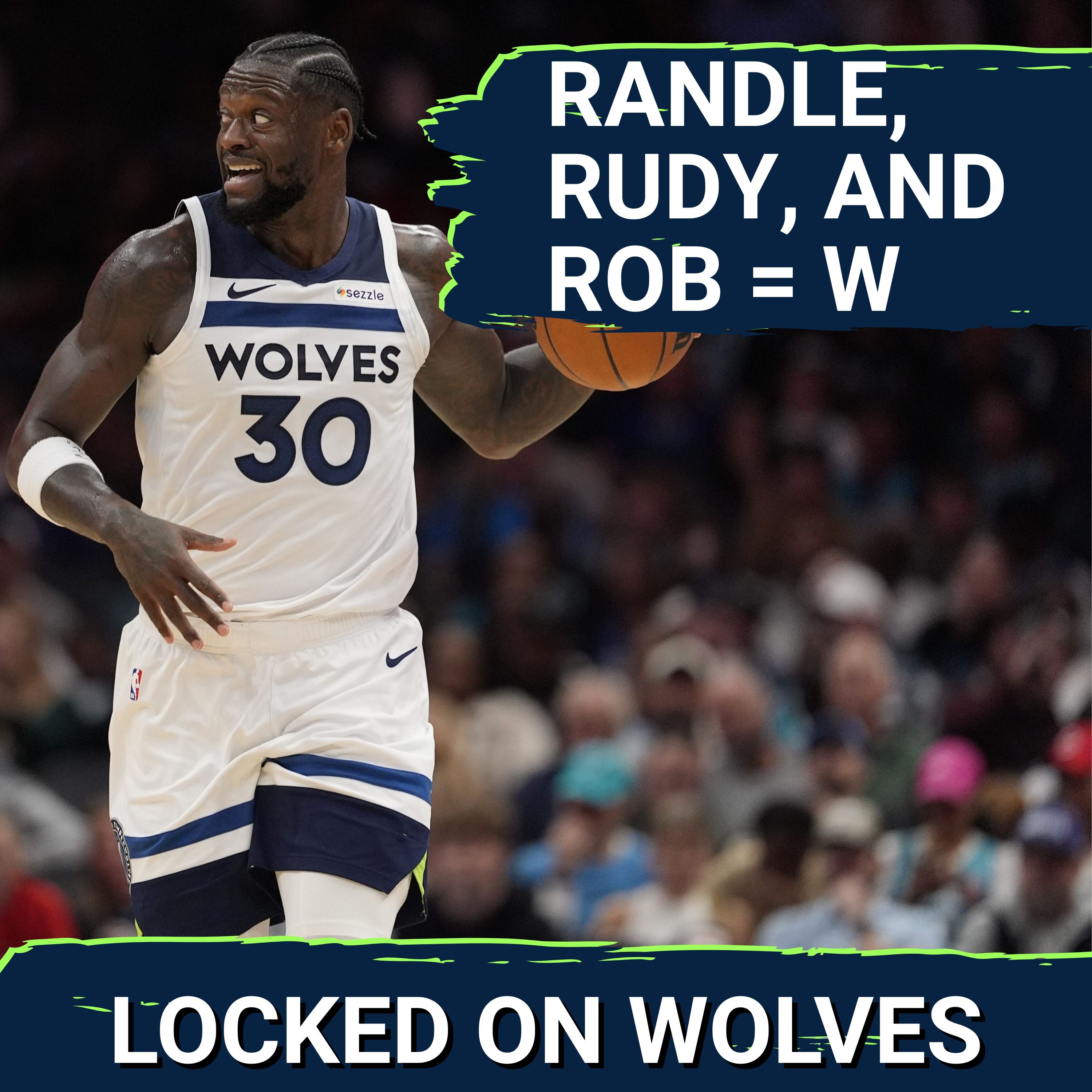 Julius Randle, Rudy Gobert Lead Minnesota Timberwolves' Win Over Hornets - But Rob Dillingham is the Story