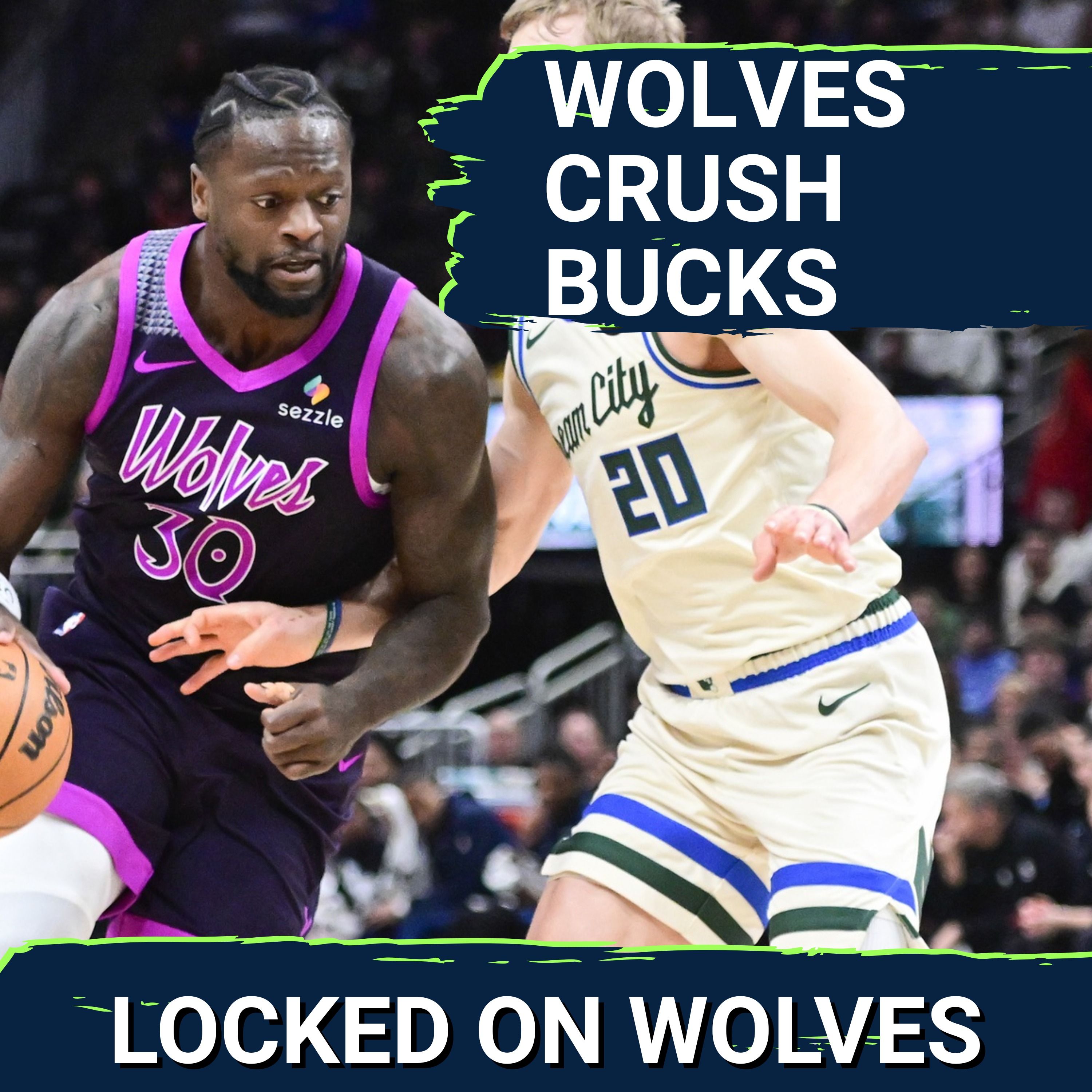Shorthanded Minnesota Timberwolves CRUSH Milwaukee Bucks | Joan Beringer ACES His First Test